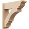 Ekena Millwork 8-in W x 26-in D x 26-in H Balboa Trad Rough Cedar Woodgrain TimberThane Outlooker, Primed Tan OUTUR080X26X26BOA04RCPR - alternate 1